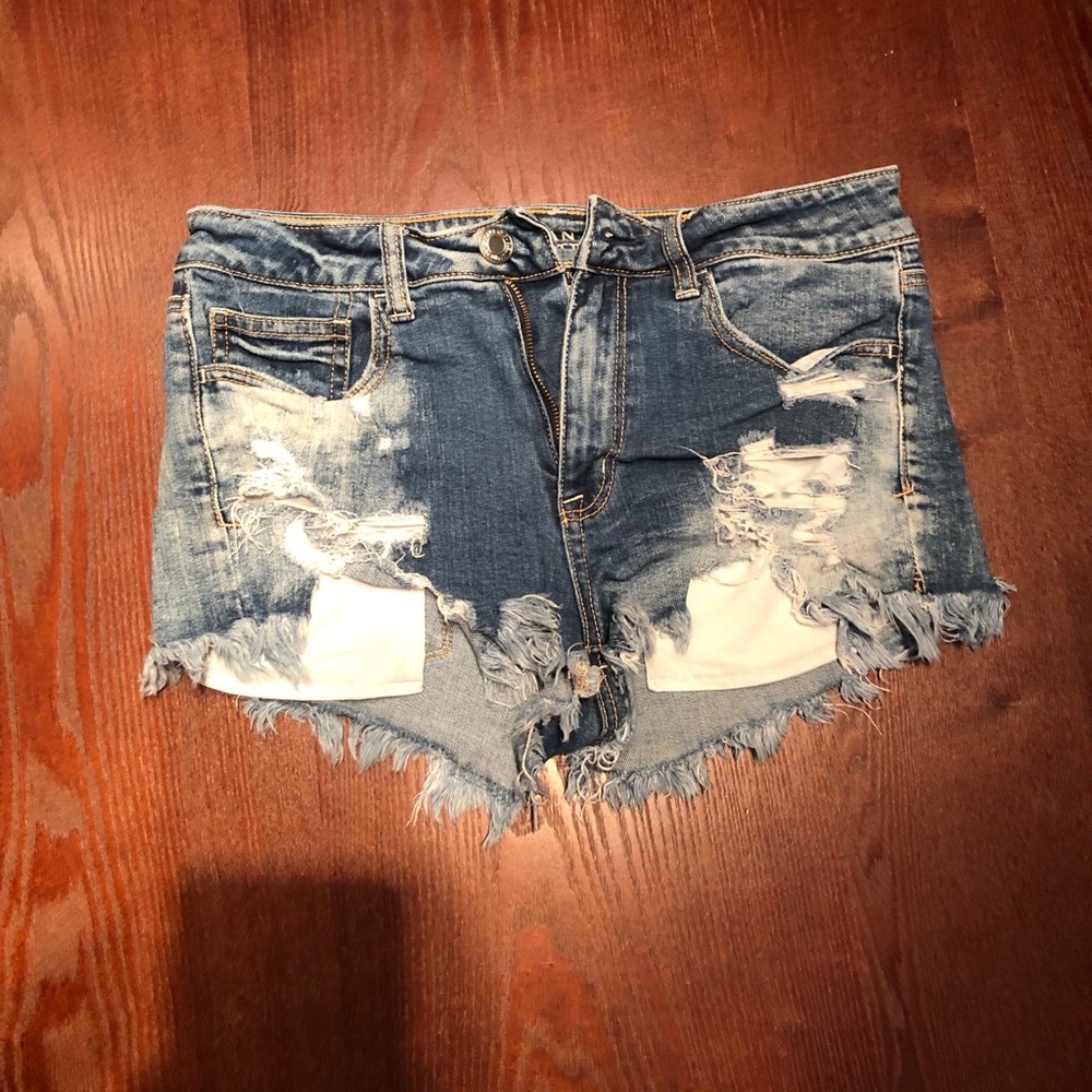 High rise shorts